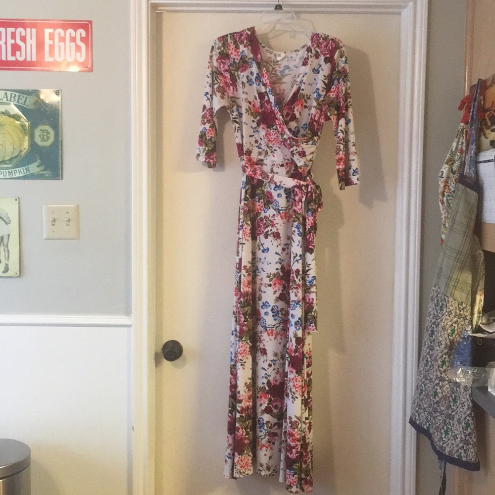 Pinkblush Maternity Wrap Dress